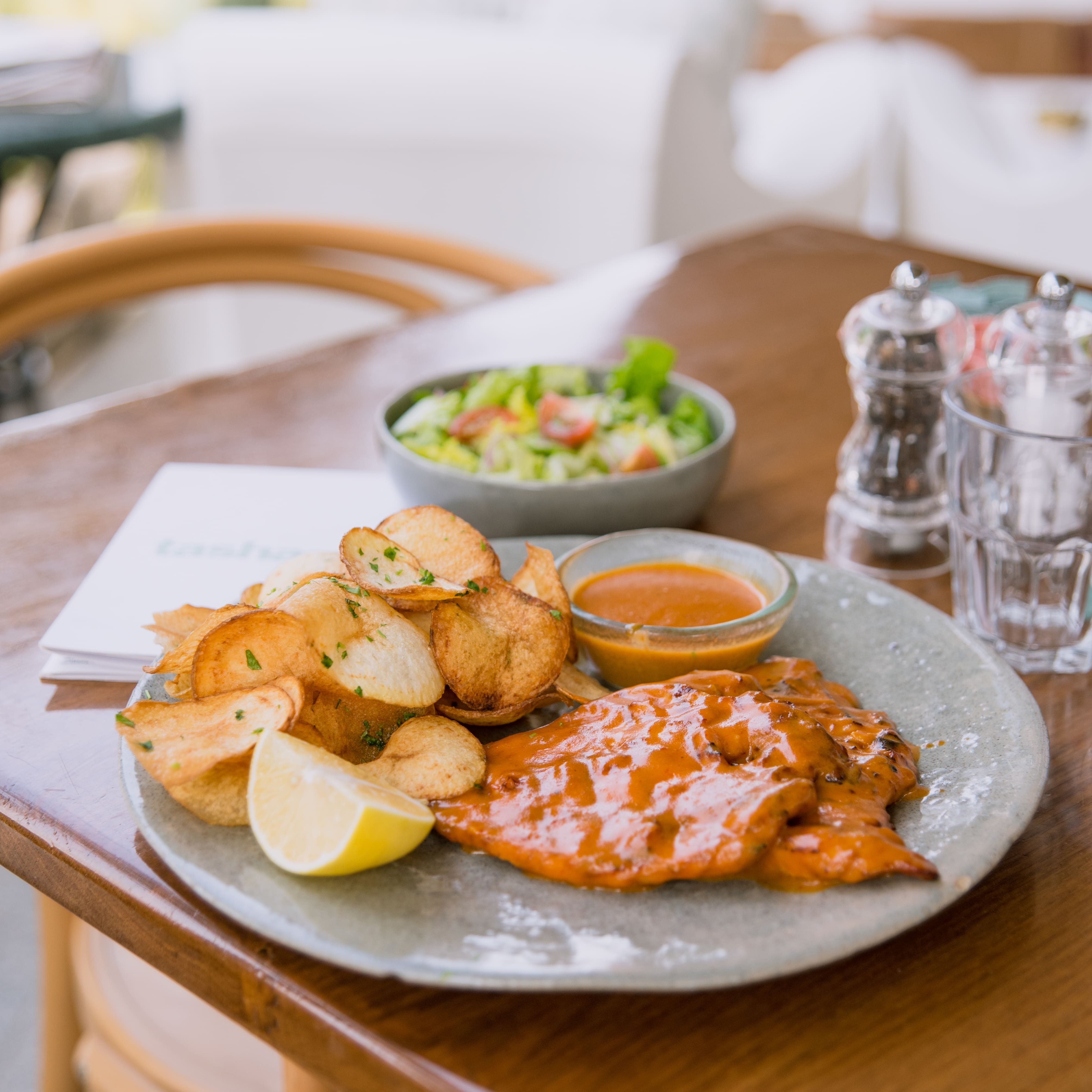 Menu of tashas, Jebel Ali Village, Dubai