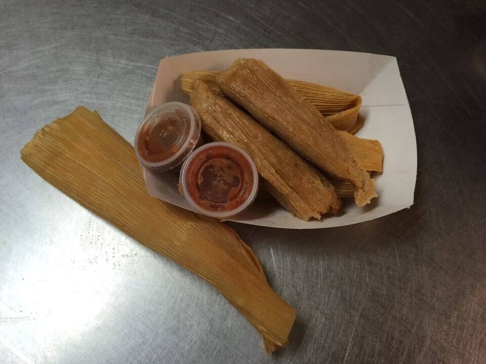 Menu of Delicious Tamales, West Side, San Antonio