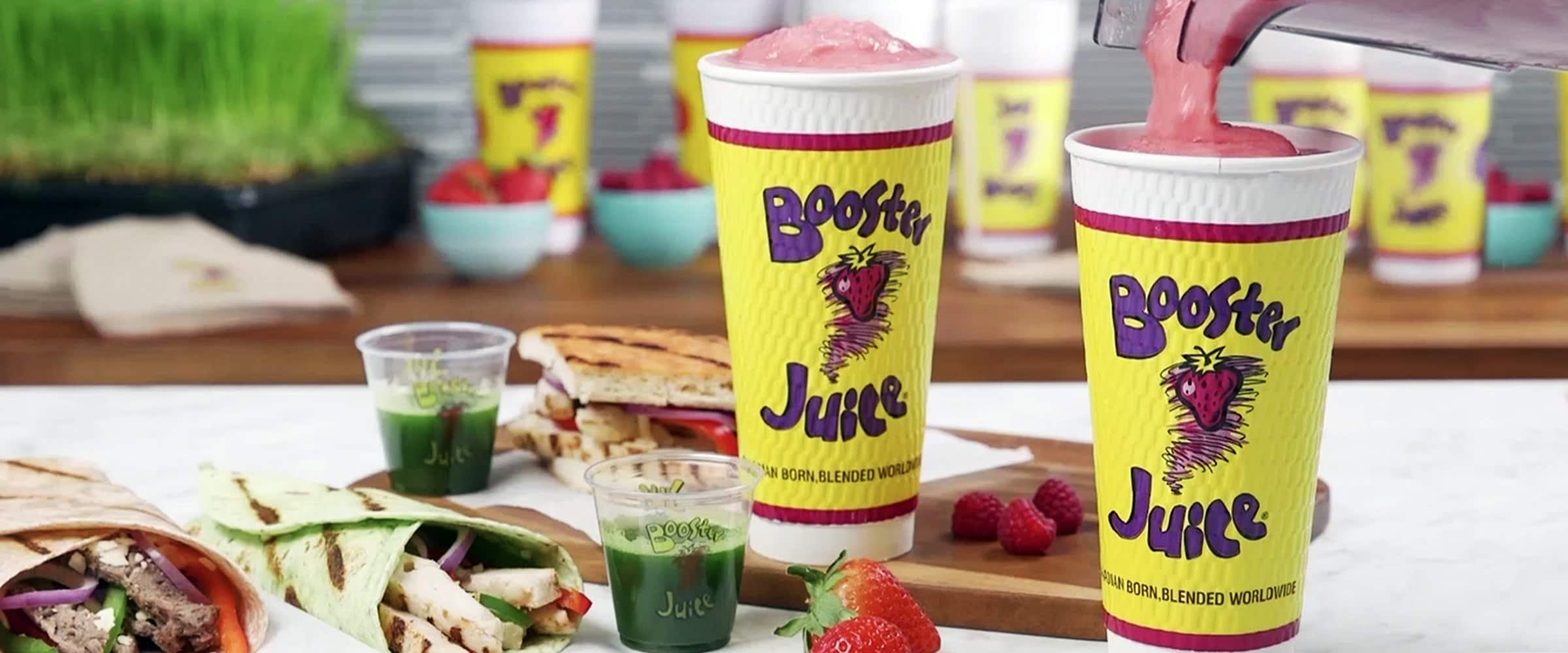 Menu of Booster Juice, Baniyas, Abu Dhabi