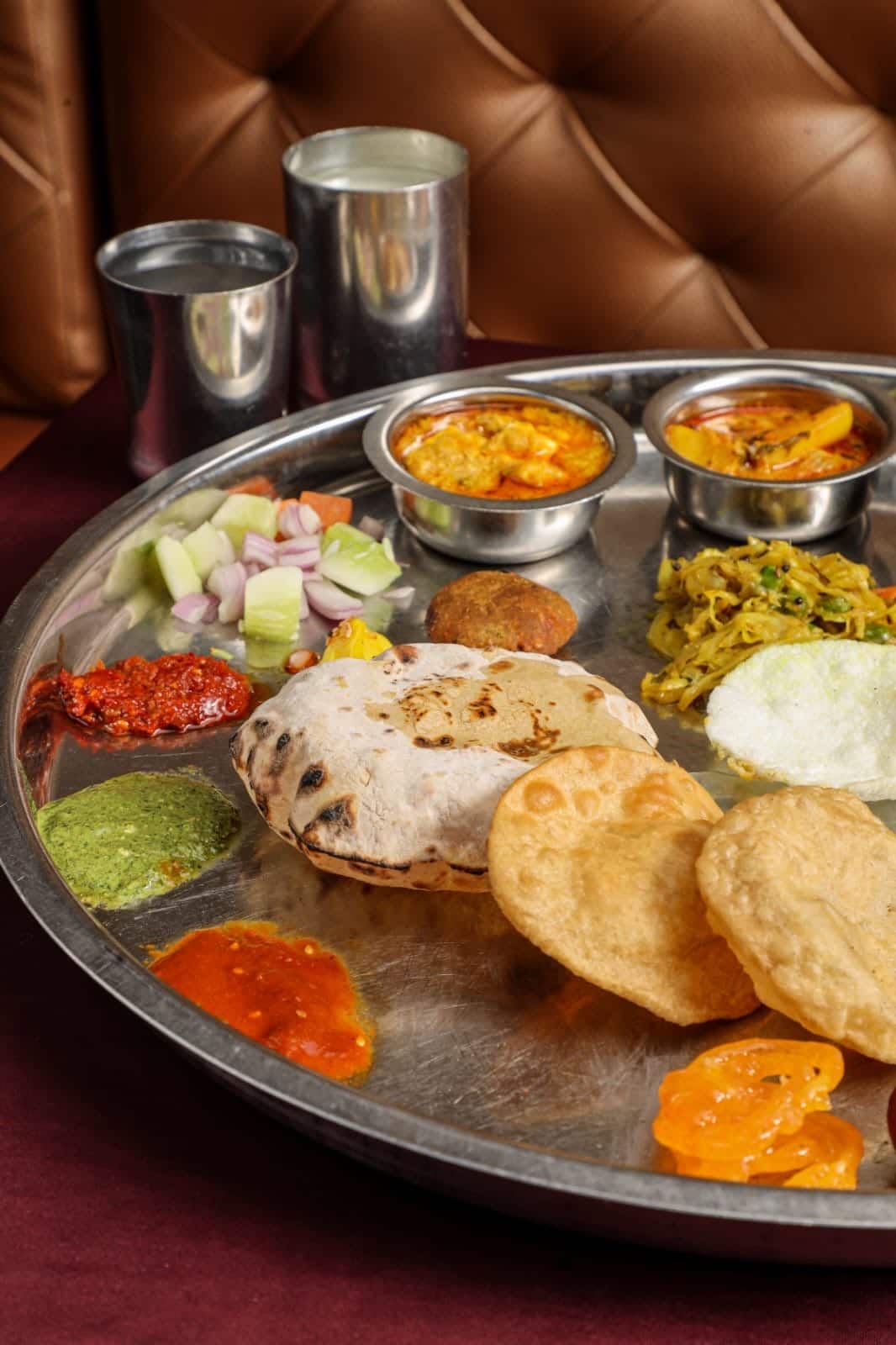 rajasthani thali, unlimited thali, thali food, 56 bhog thali, aamras thali - Shahi Bhoj Thali Restaurant - img2