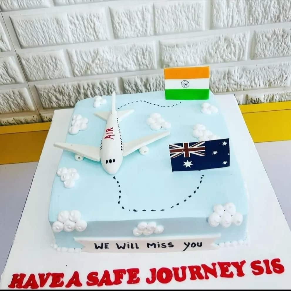 snowbirds airplane cake | A 6