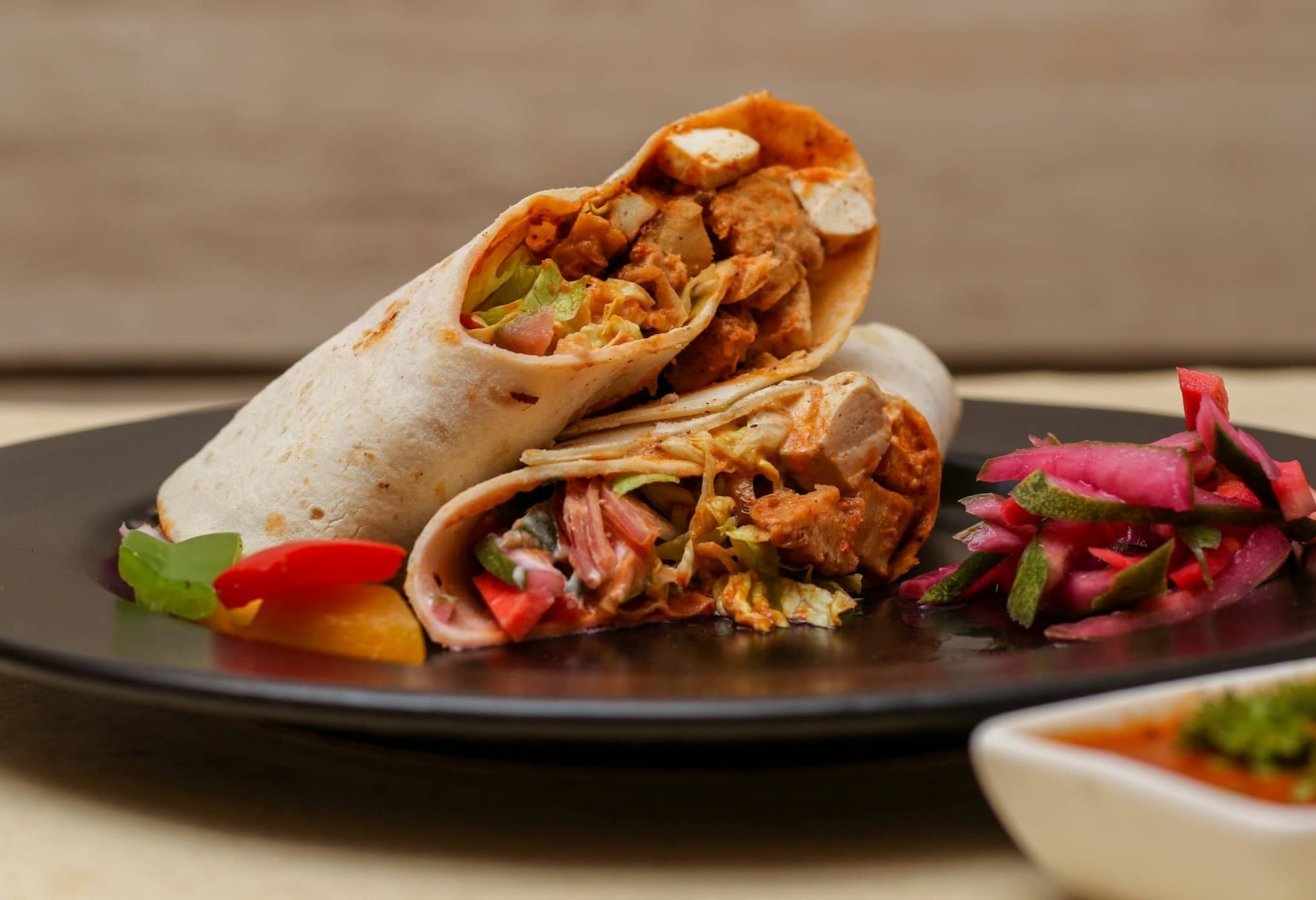 his Place In Gurgaon Offers Variety Of Wraps And Has A Shawarma Platter