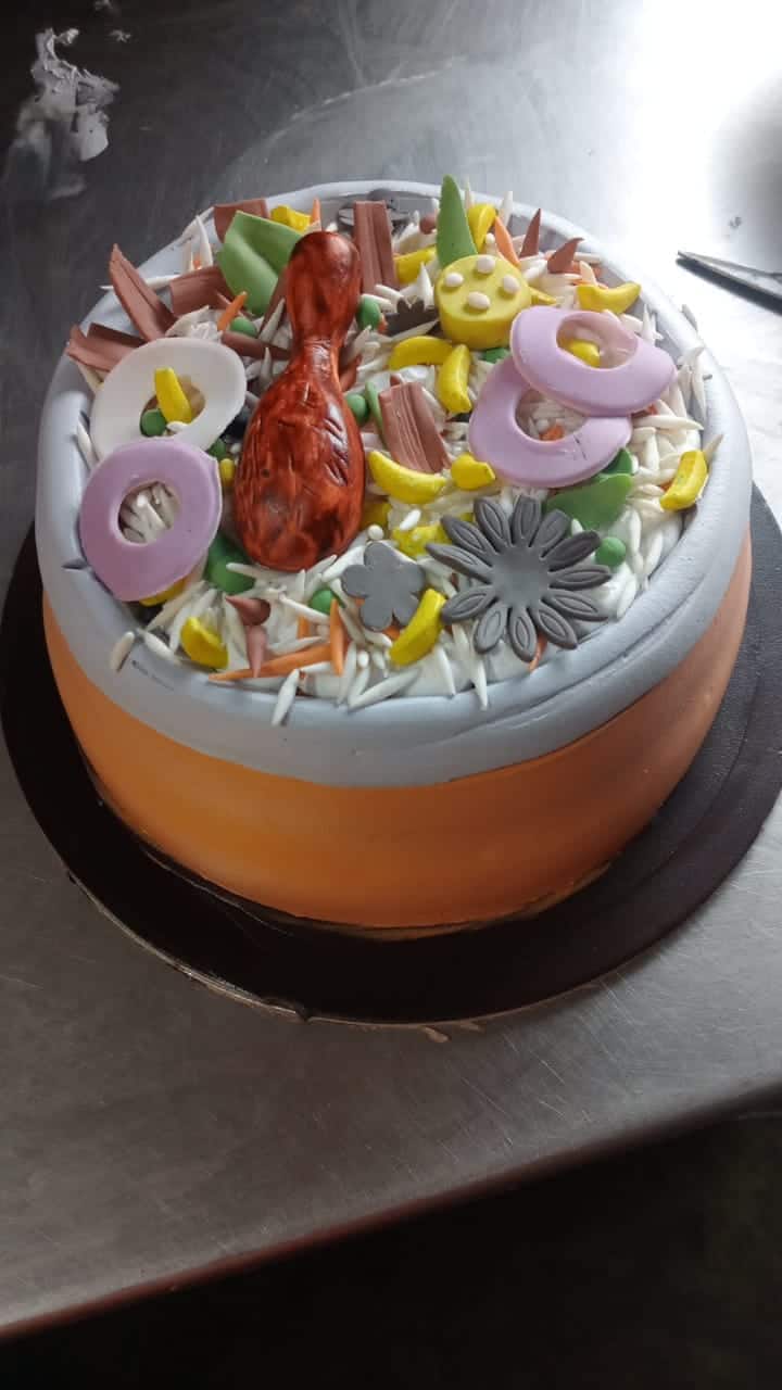 Gurugram Special: Red Fondant Penis Theme Cake Online Delivery in Gurugram