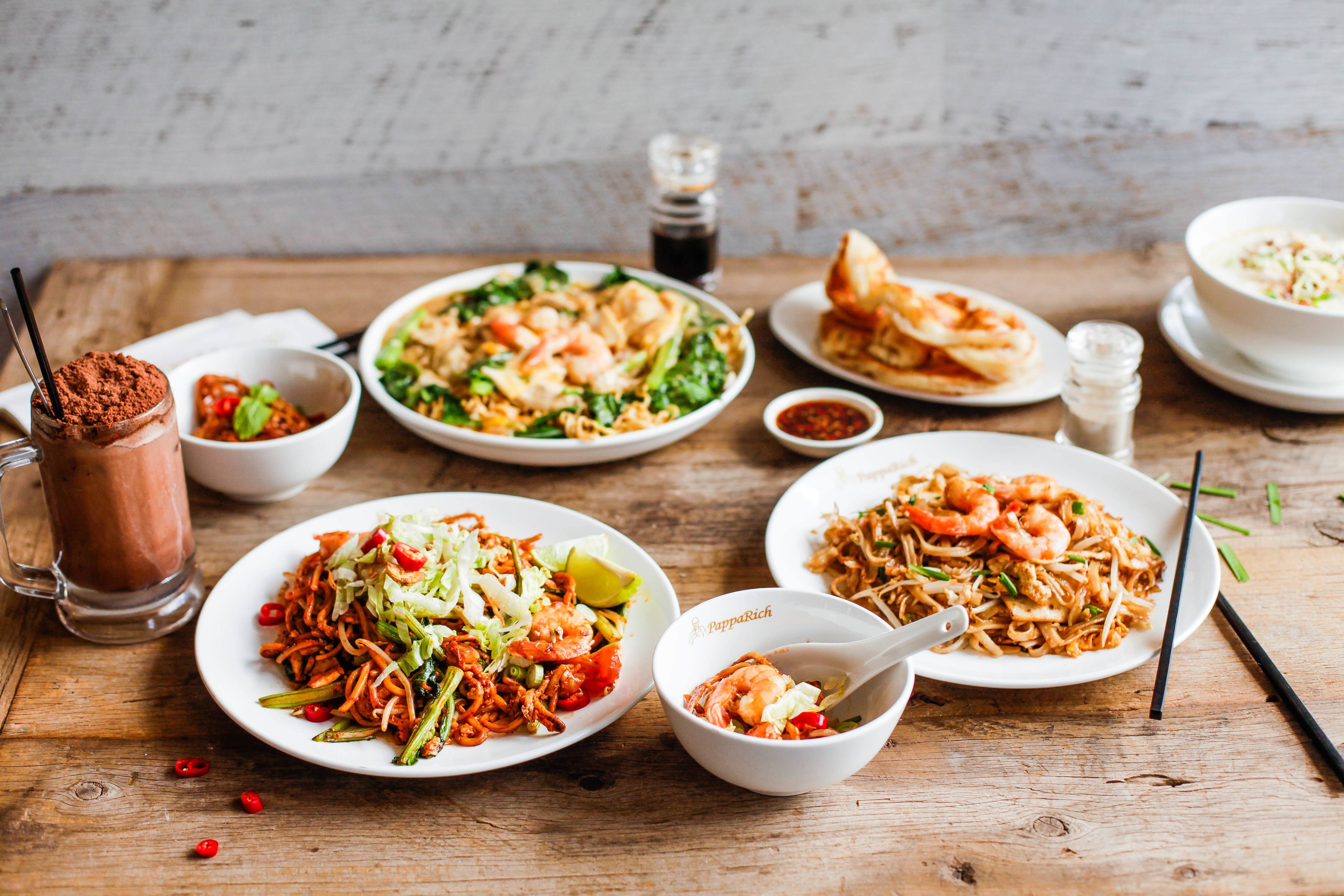 Menu of PappaRich, Ultimo, Sydney