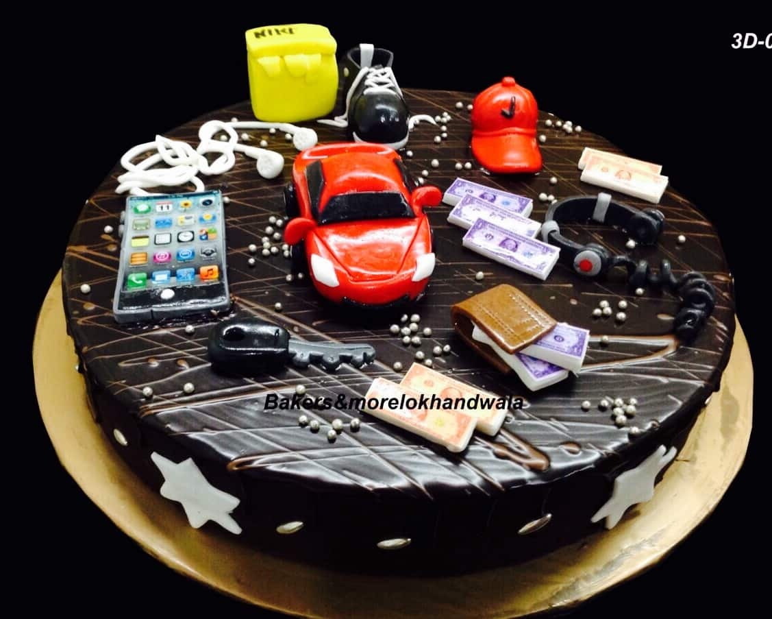Order Car Shape Cake 02 Online From Cake Palace,Narkatiyaganj