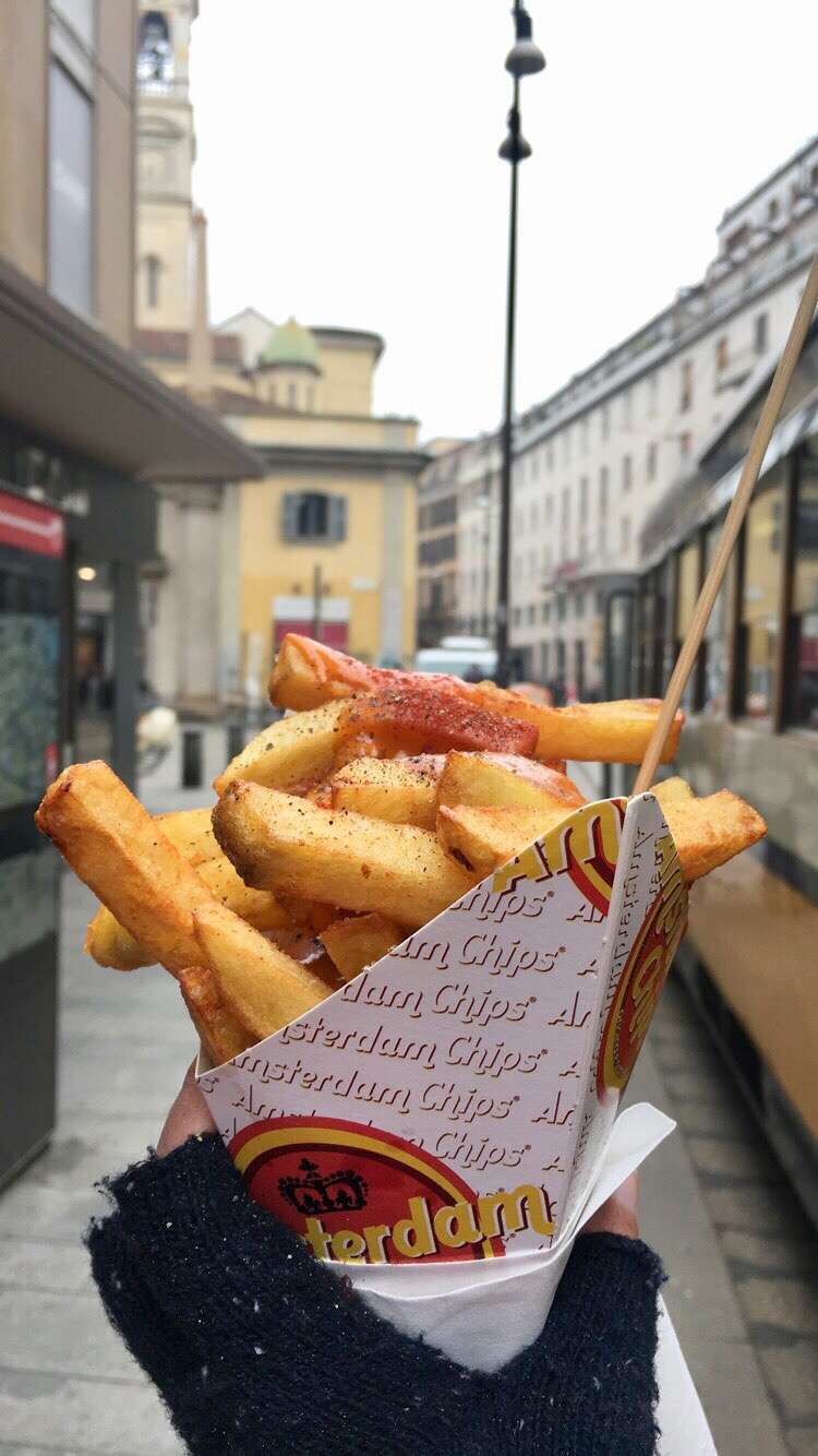 Amsterdam Chips a Milano Foto del Menu con Prezzi