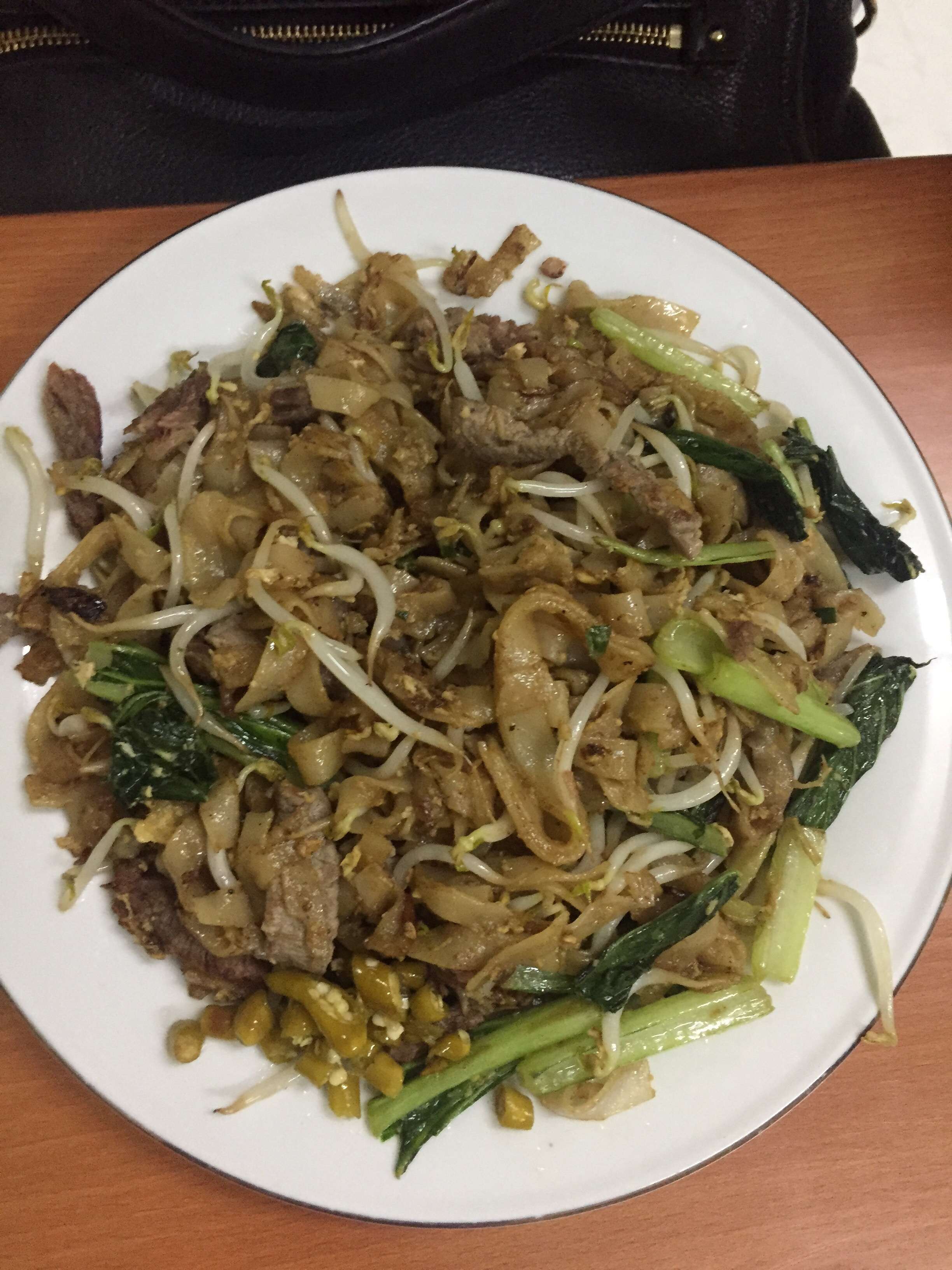 Kwetiau Sapi Aciap Menu, Menu untuk Kwetiau Sapi Aciap 