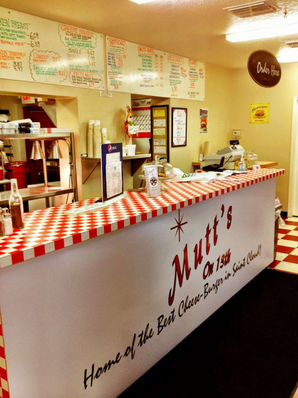 Menu of Mutt's on 13th, Saint Cloud, Orlando