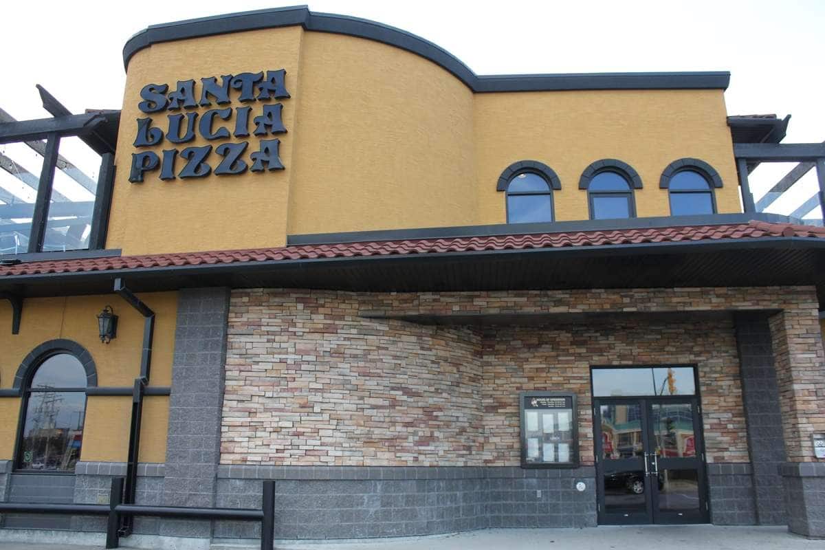 Menu of Santa Lucia Pizza, St. Boniface, Winnipeg