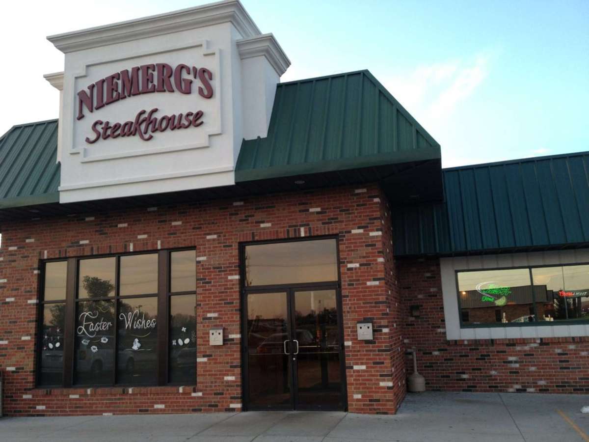 Menu of Niemerg's Steak House, Effingham, Effingham