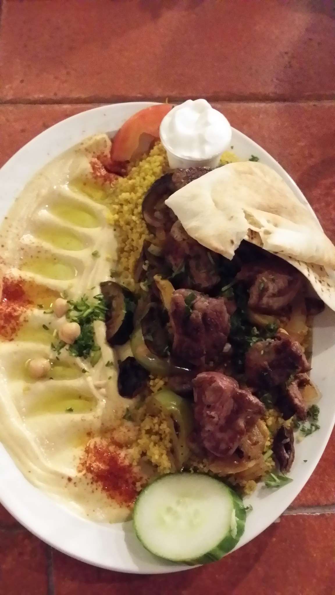 Menu of Sinbad's, University of Arizona Campus, Tucson