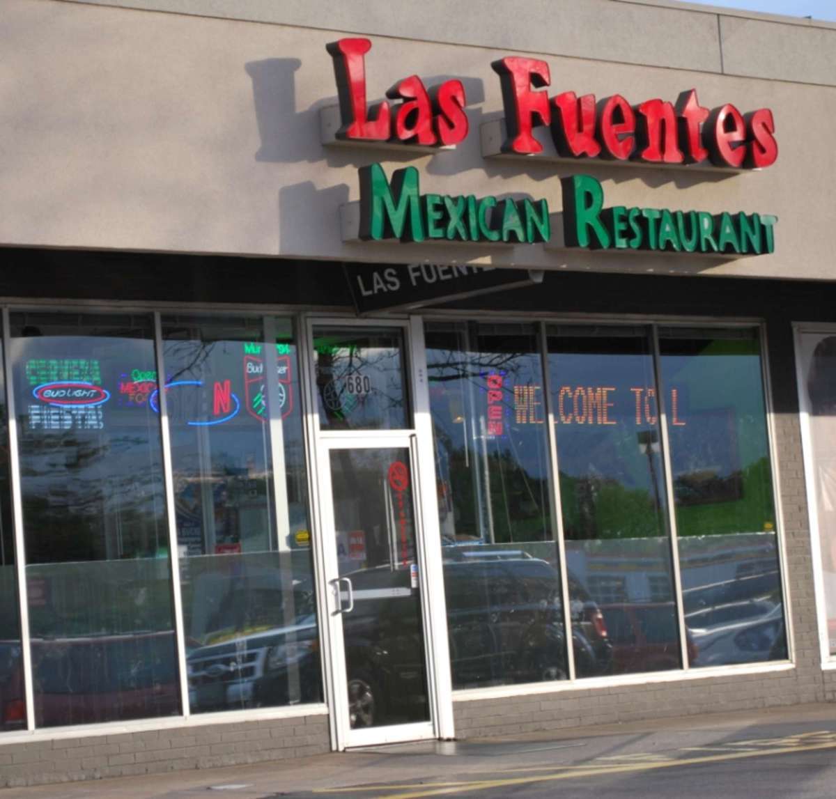 Menu of Las Fuentes, Florissant, St. Louis