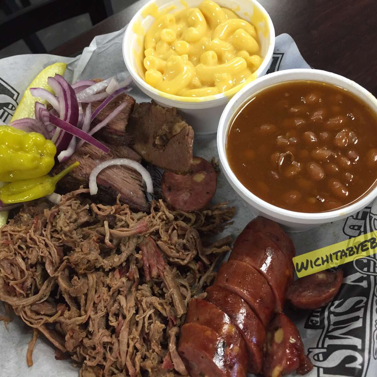Menu of Billy Sims BBQ, Andover, Wichita
