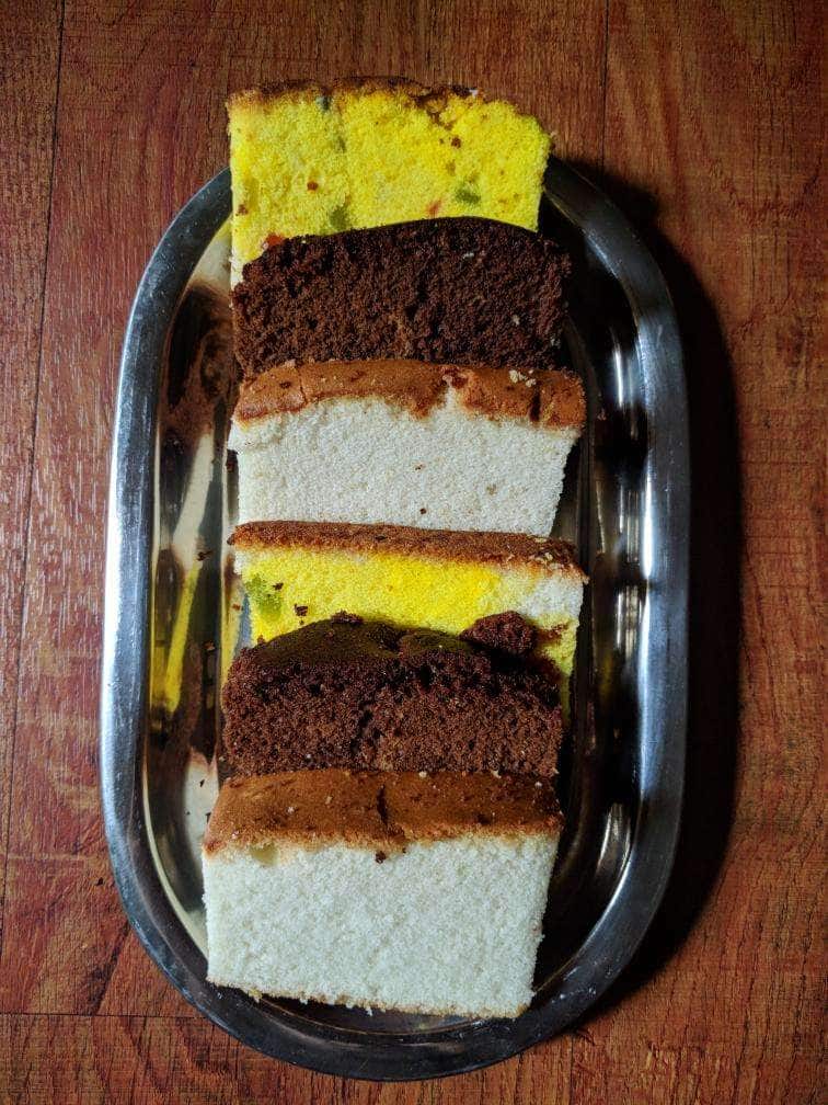 Erivum Puliyum: Juan (Joan's) Rainbow Cake - Baking Partner's Challenge