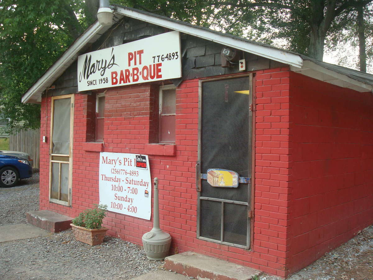 Mary's Pit Bar Bq Menu, Menu for Mary's Pit Bar Bq, Gurley, Huntsville
