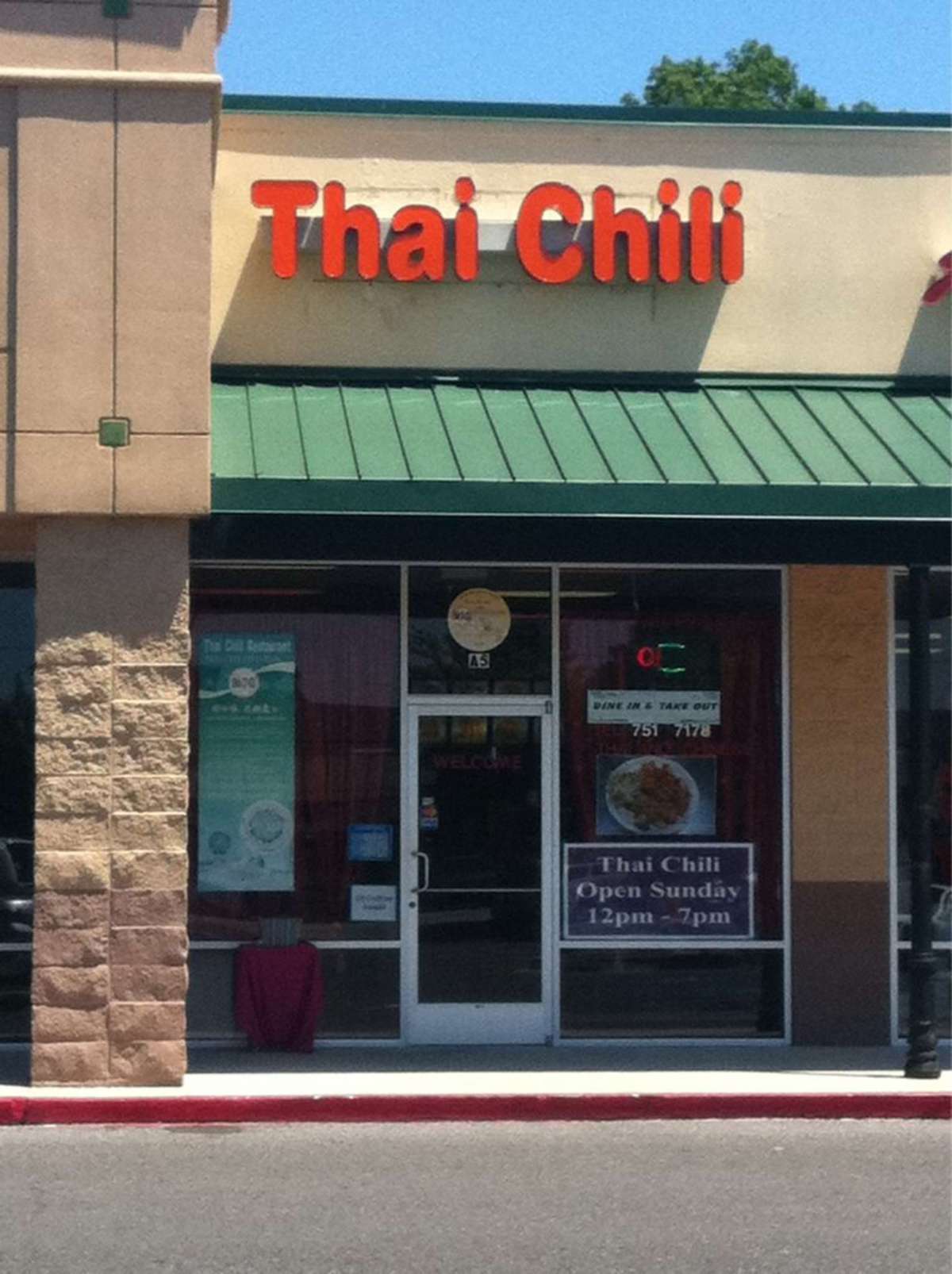 Menu of Thai Chili, Hickory Ridge, Baton Rouge