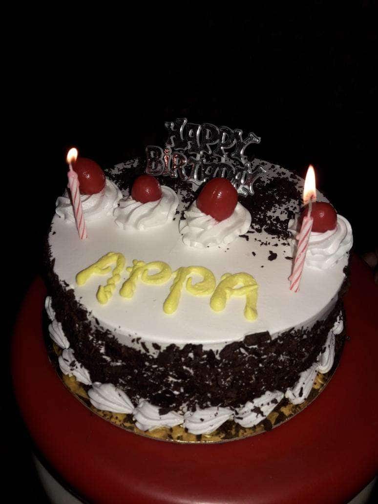 My Birthday Cake🎂🎂🍫 Family love💃💜 My Whole Family Pet...(Appu)😍😍🤗🤗💃💜  #mybirthday #birthday #cake #instapost #familylove | Instagram