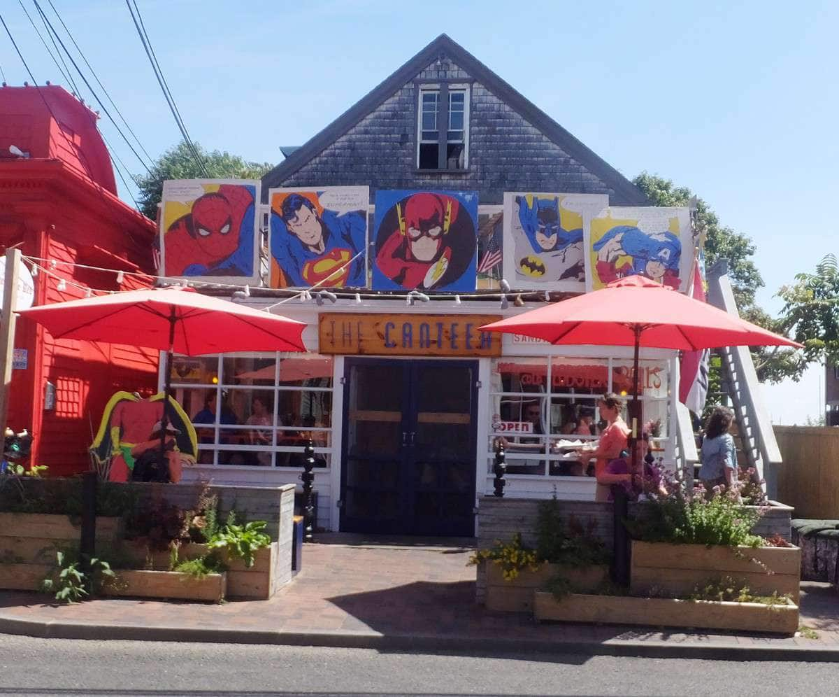 Menu of The Canteen, Provincetown, Cape Cod