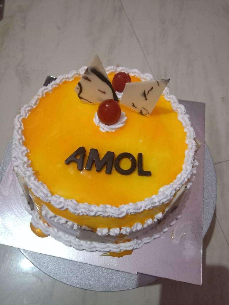 ❤️ Happy Birthday Chocolate Cake For AMOL%20BHAU