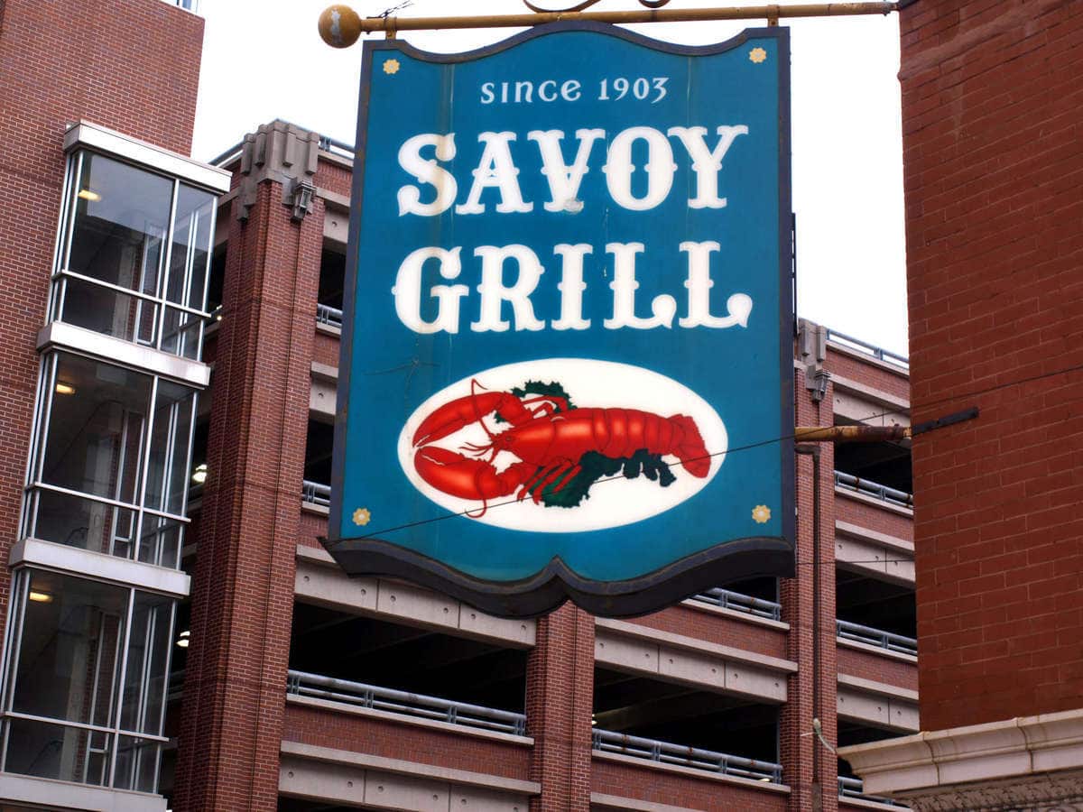 Menu of Savoy Grill, Kansas City, Kansas City, Missouri