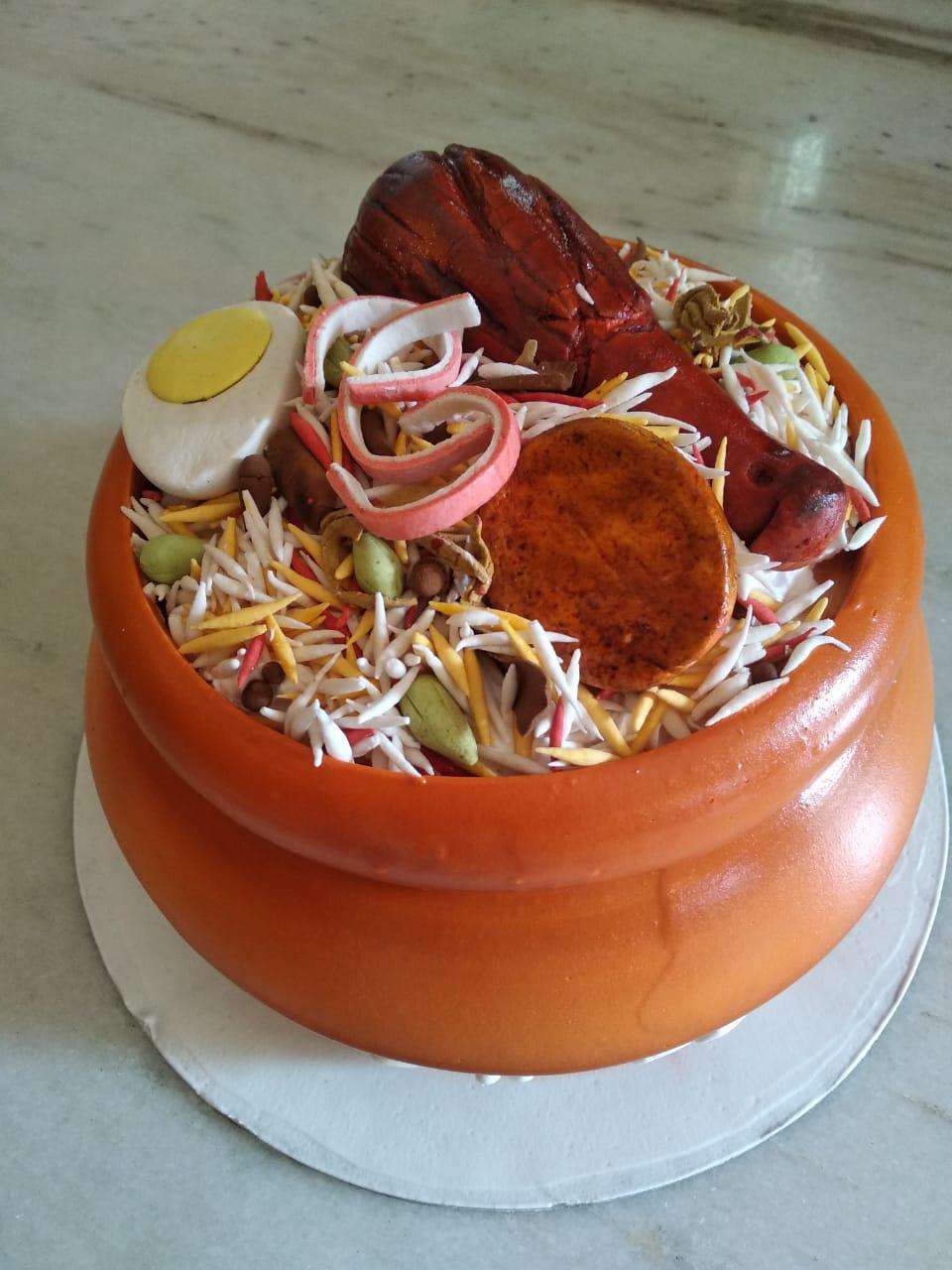 Whiskreme - The Biryani Theme Cake!! Biryani or Cake??... | Facebook