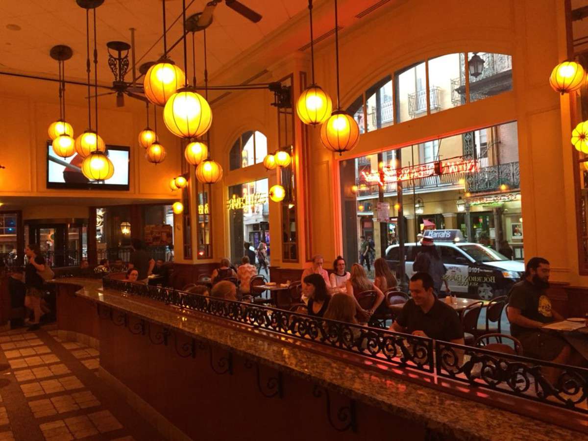 Menu of Bourbon House, French Quarter, New Orleans