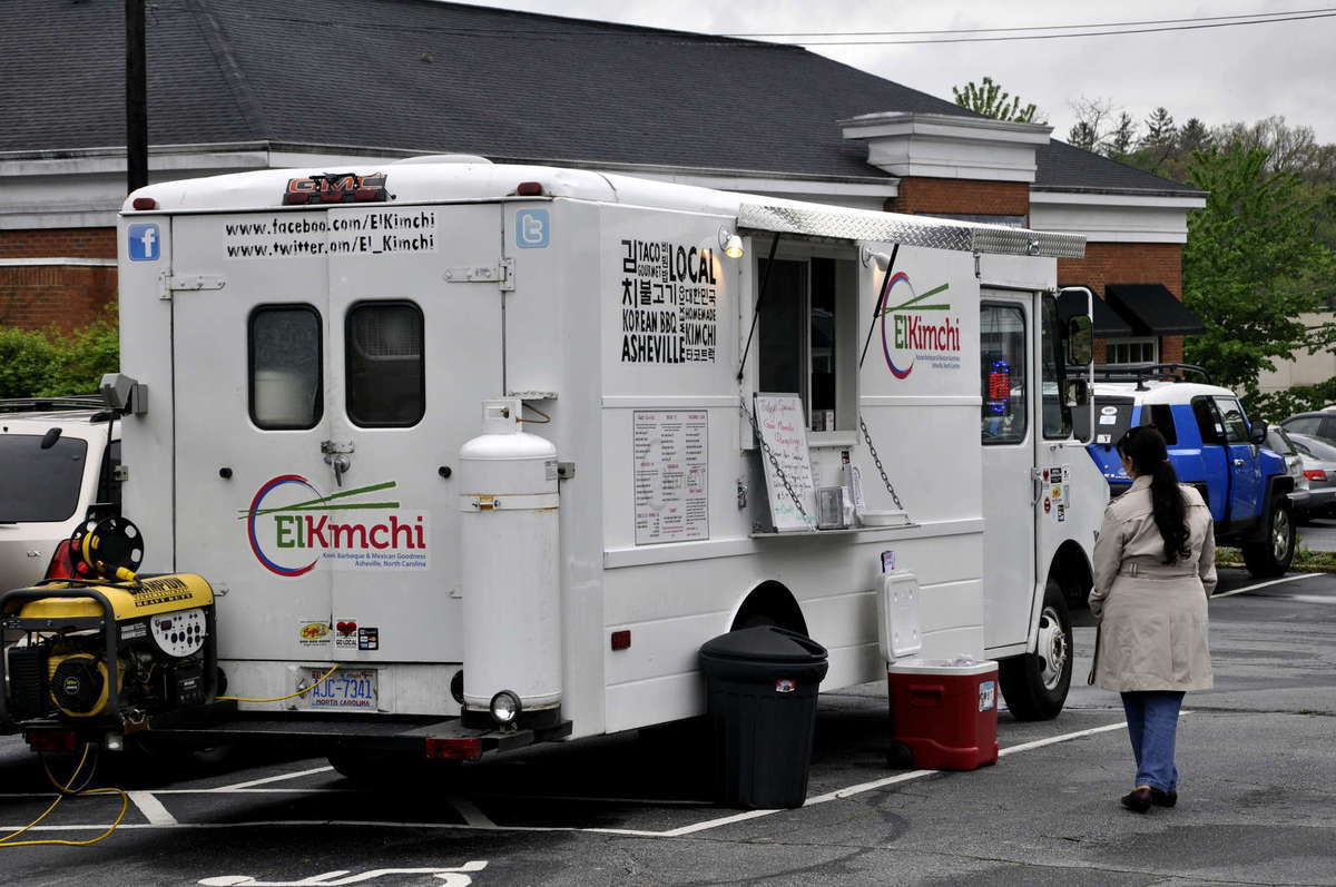 asheville brewery food trucks