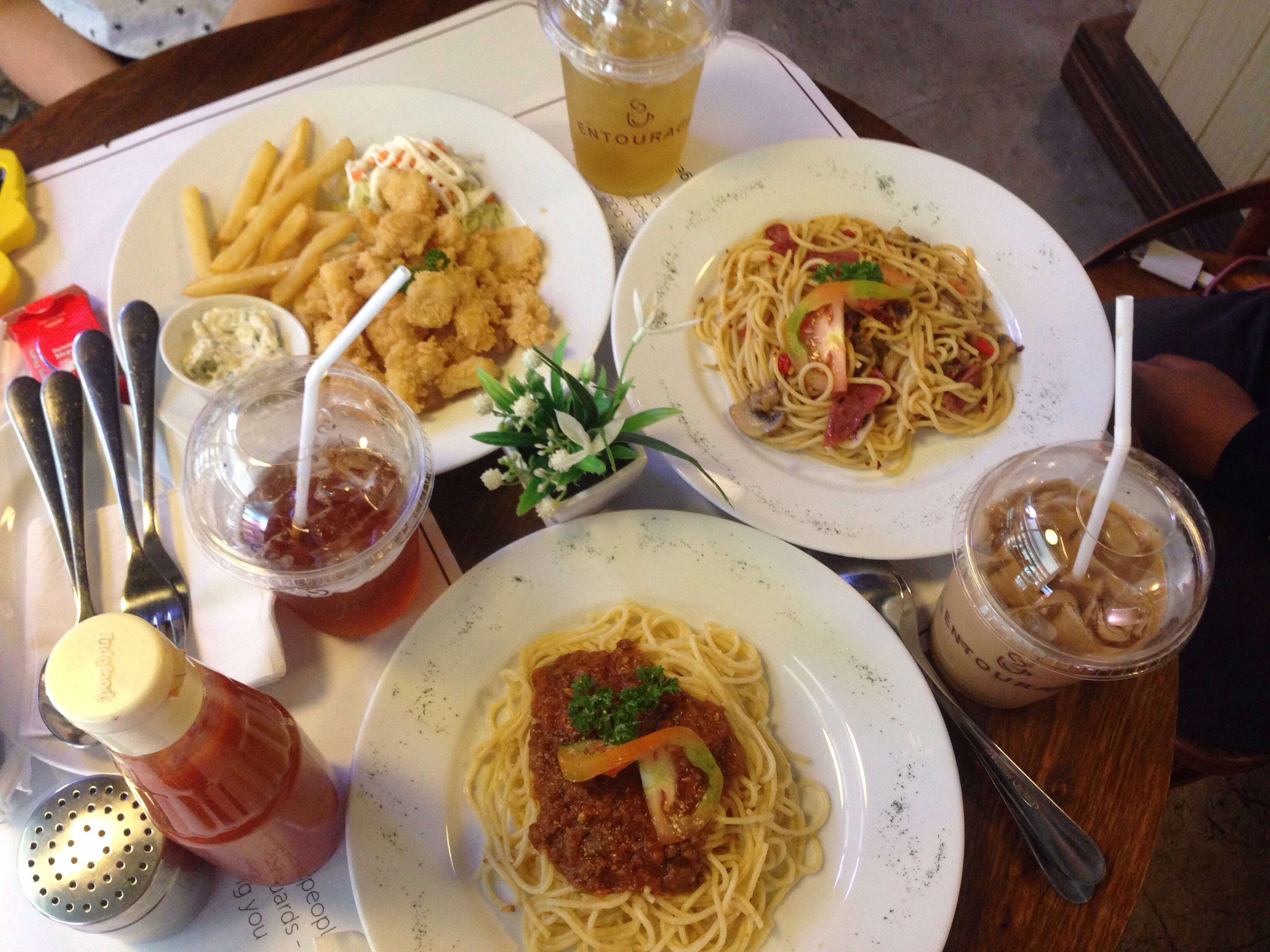 Entourage with Nescafe Alegria Menu