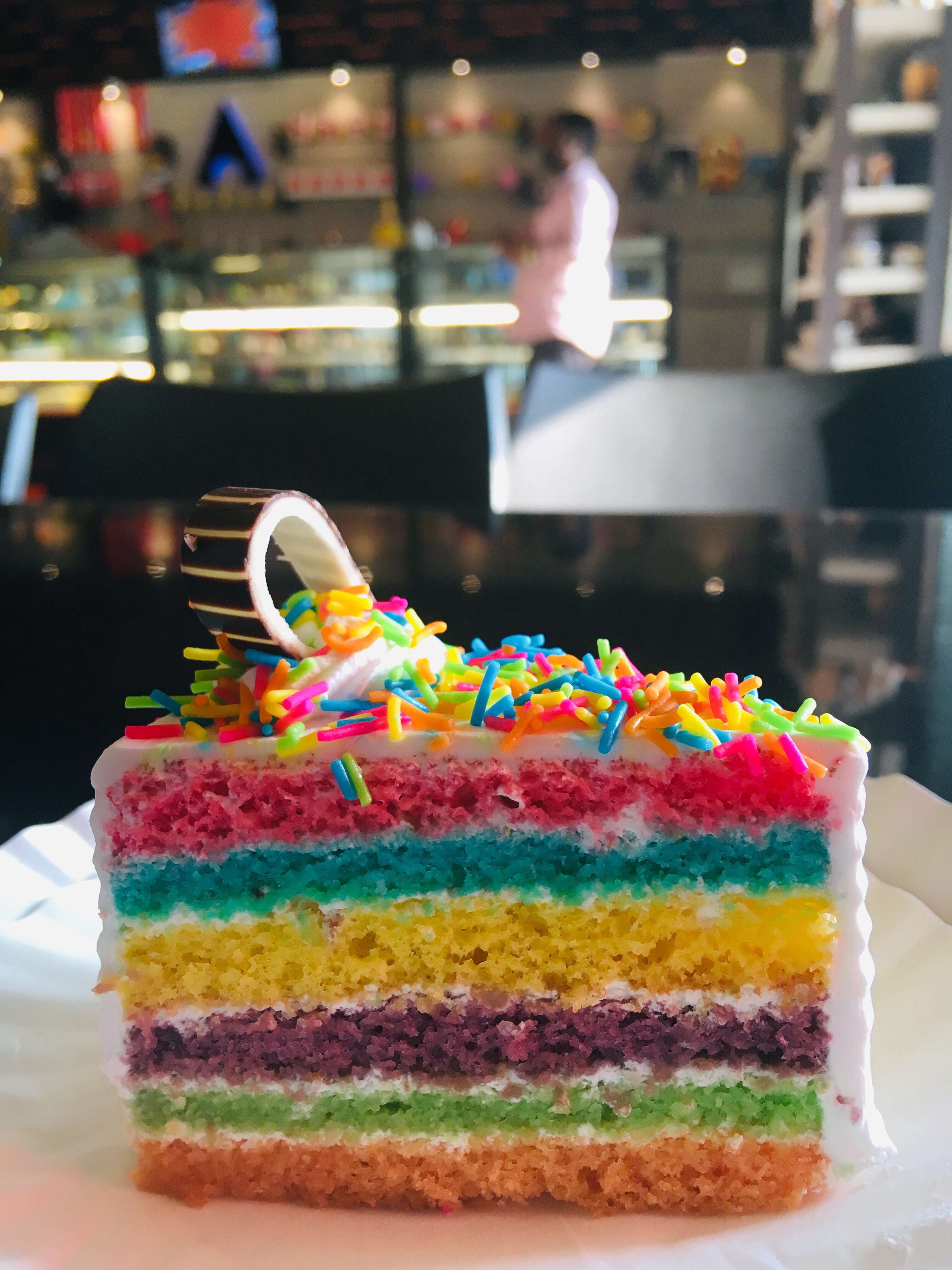 Miniature Rainbow Cake miniature Cakeminiature - Etsy Sweden