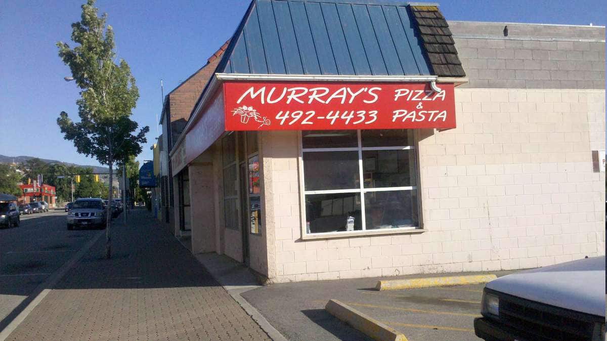 Menu of Murray's Pizza, Penticton, Penticton
