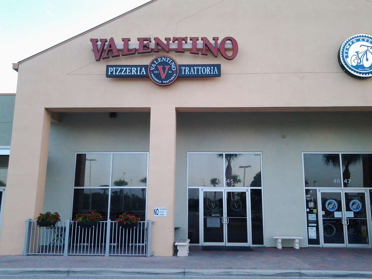 Valentino Pizzeria Trattoria Menu