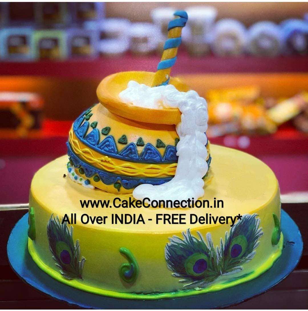 दहिहंडी केक 💕 . . . #dahihandicake #dahihandicakes #dahihandicake🍯 # dahihandi #instacake #matki #matka #makhanchor #krishna #morpankh… |  Instagram