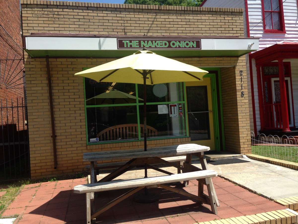 Menu of The Naked Onion, The Fan, Richmond