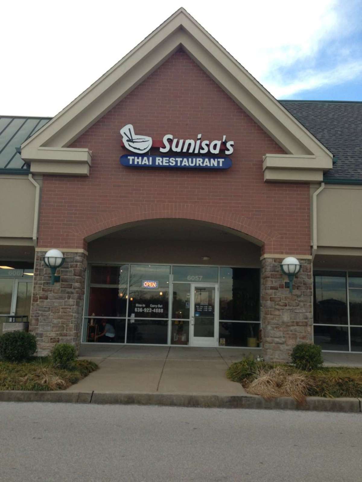 Menu of Sunisa's Thai Restaurant, St Peters, St. Louis