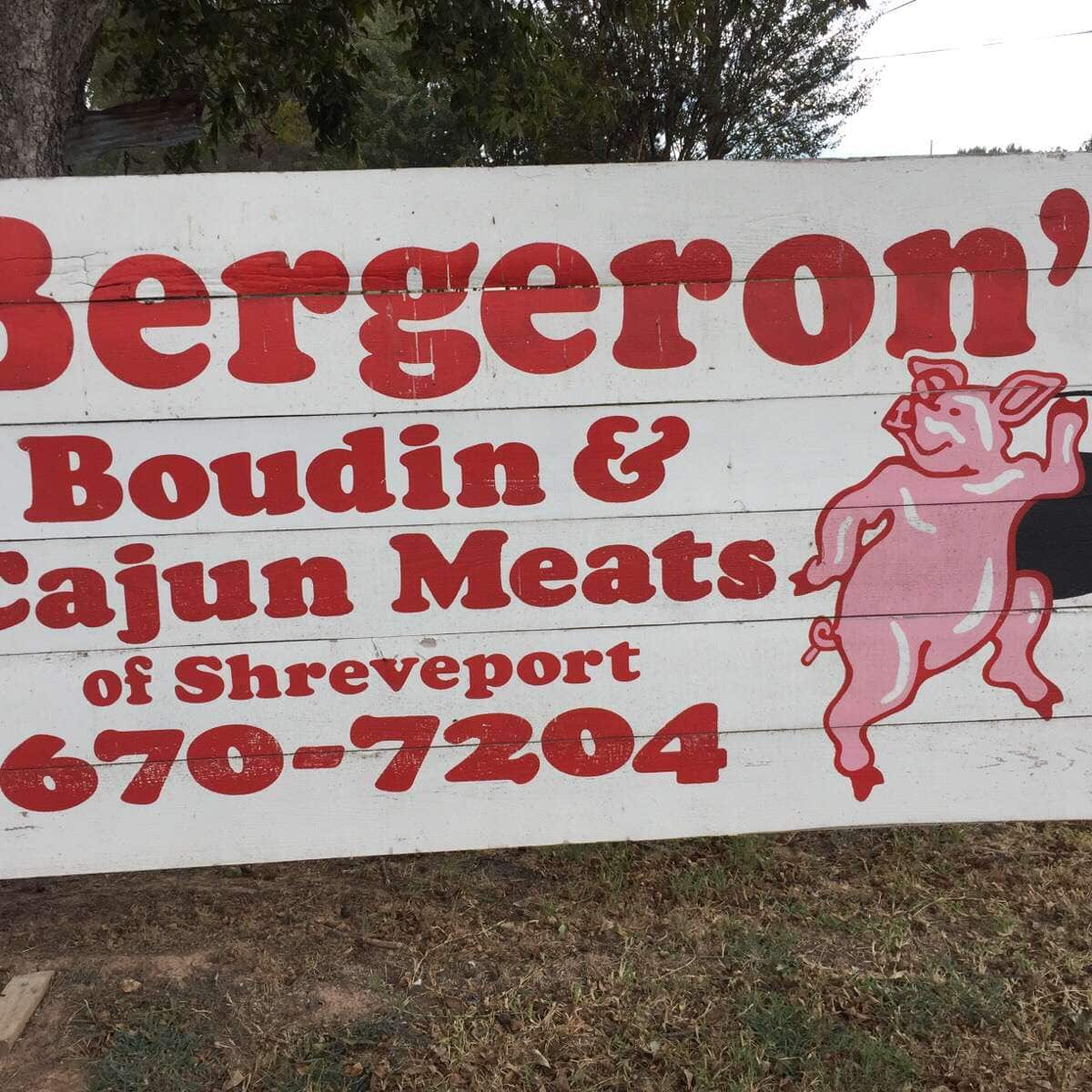 Bergeron S Boudin Cajun Meats Menu