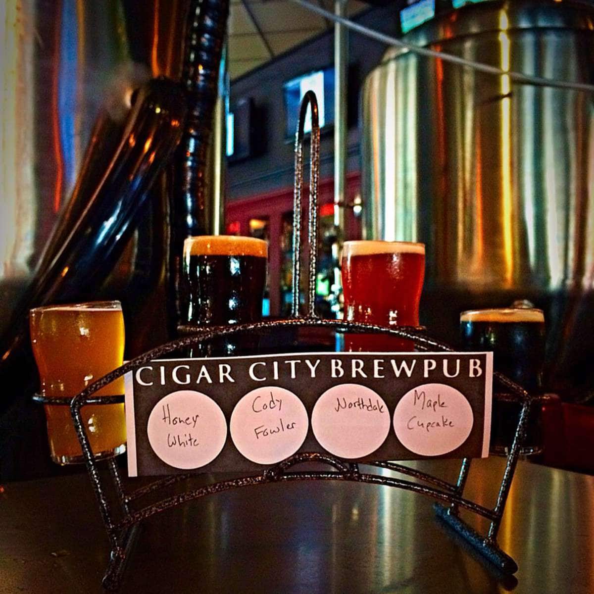 Menu of Cigar City Brewpub, Tampa, Tampa Bay