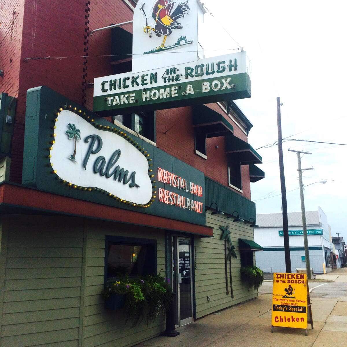 Menu of Palms Krystal Bar & Grill/Chicken in the Rough, Port Huron