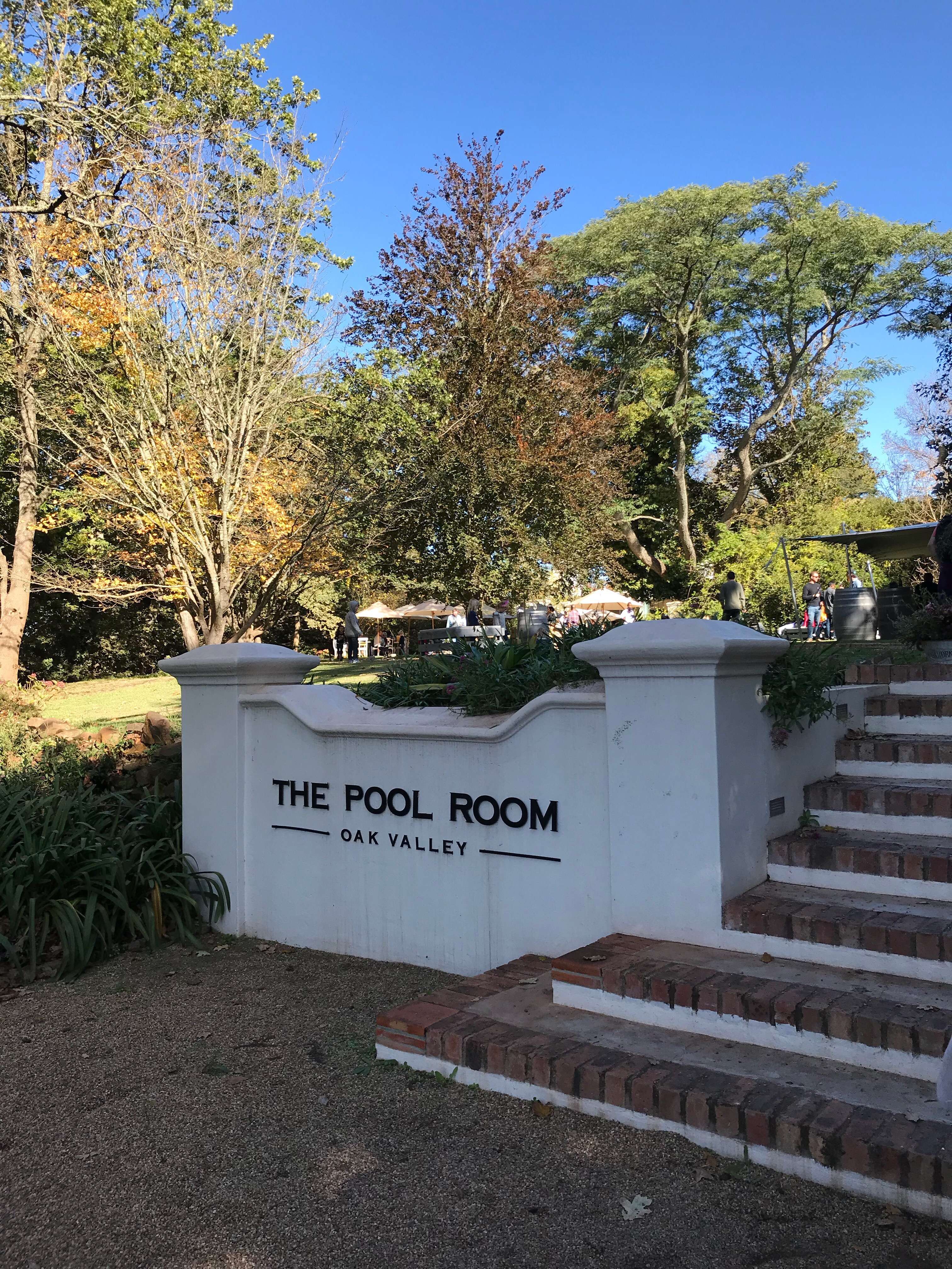 The Pool Room Oak Valley Estate Cape Town Daily Menu