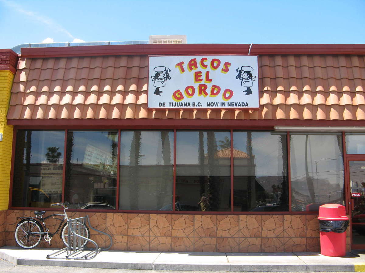 Menu of Tacos El Gordo, Downtown, Las Vegas