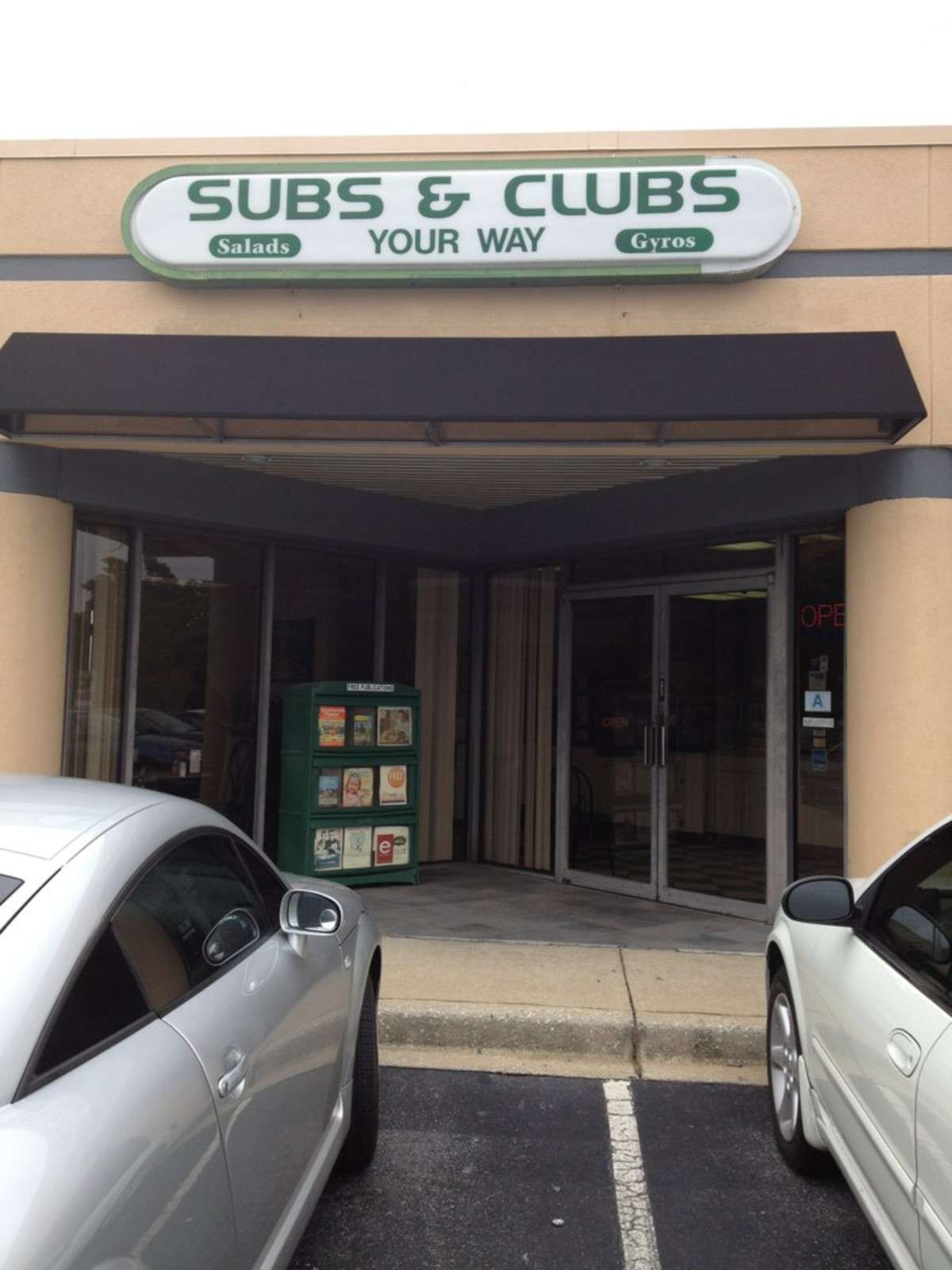 Subs & Clubs Menu, Menu for Subs & Clubs, Greenville, Greenville