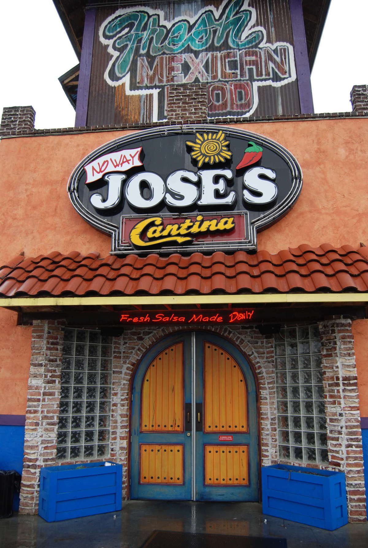 Menu of No Way Jose's Cantina, Pigeon Knoxville