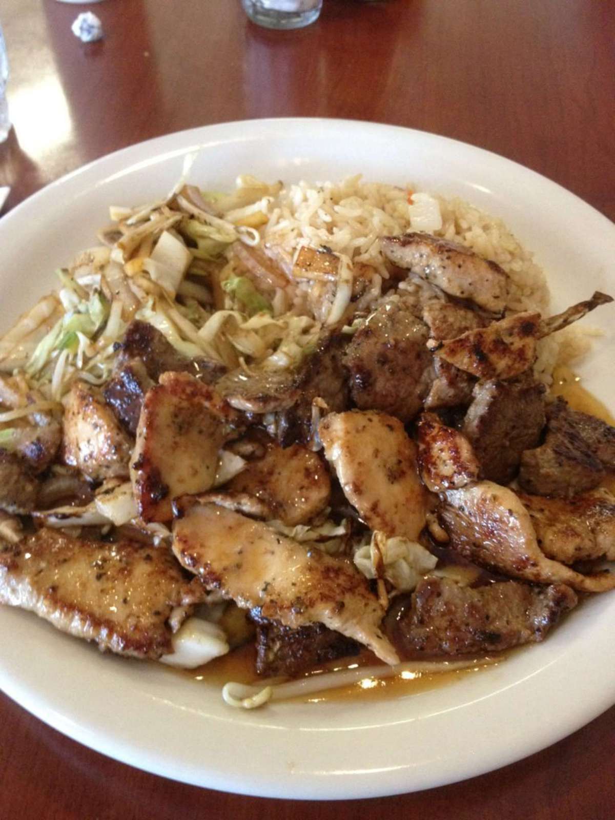 Menu of Shonos, Hoover, Birmingham