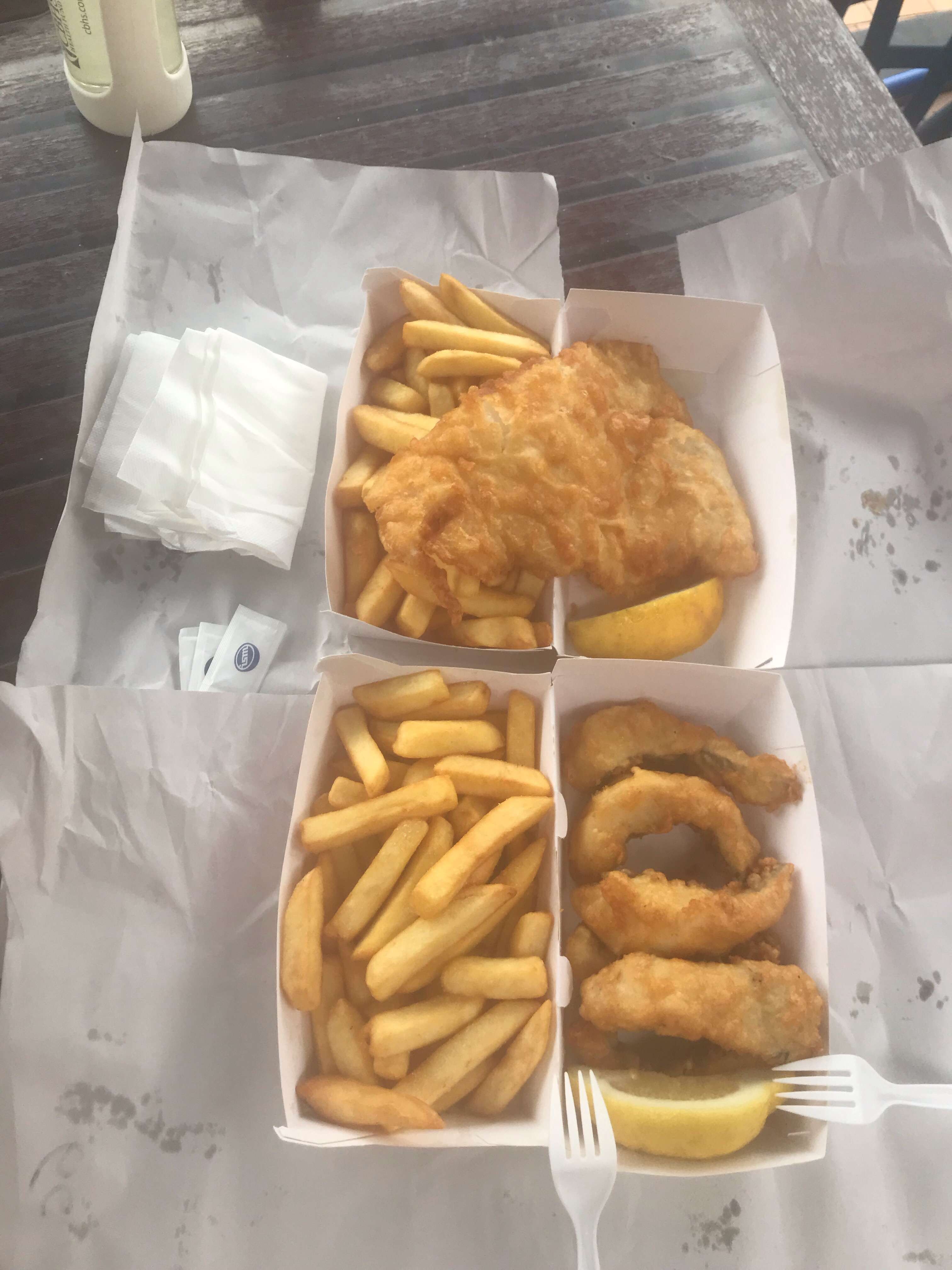 world famous fish and chips