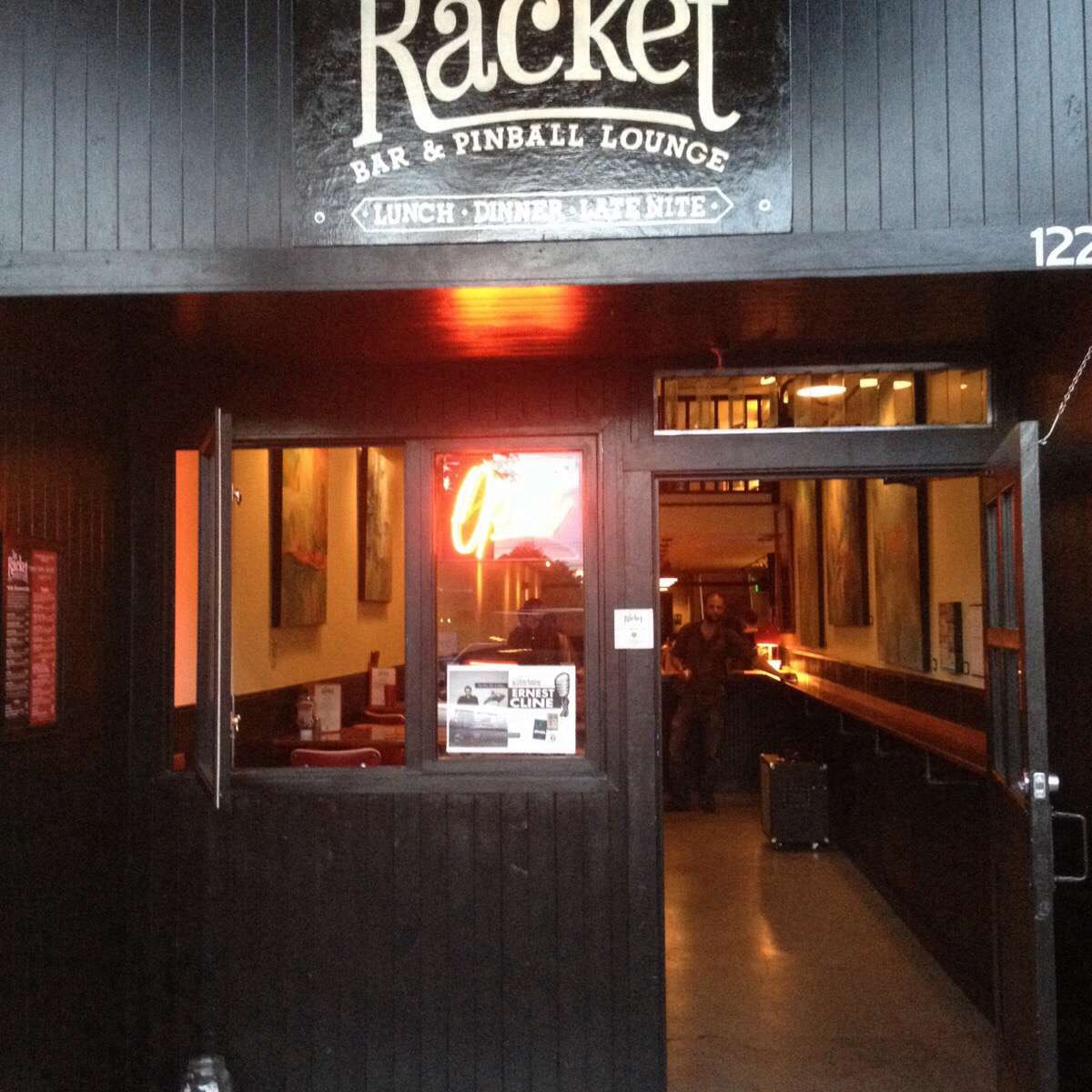 The Racket Bar and Pinball Lounge Menu