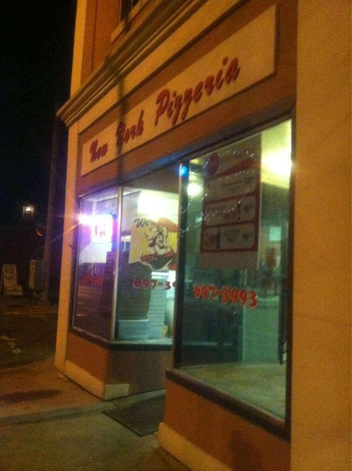 Menu of New York Pizzeria, Canastota, Syracuse