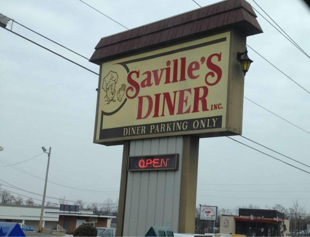 Menu of Saville's Diner, Boyertown, Montgomery County
