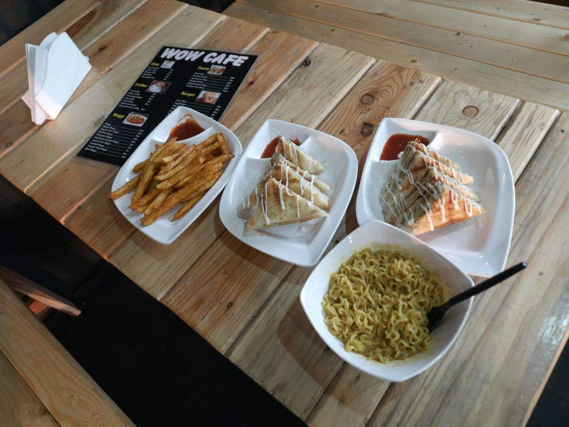 Menu of Wow Cafe, Airport Road, Indore