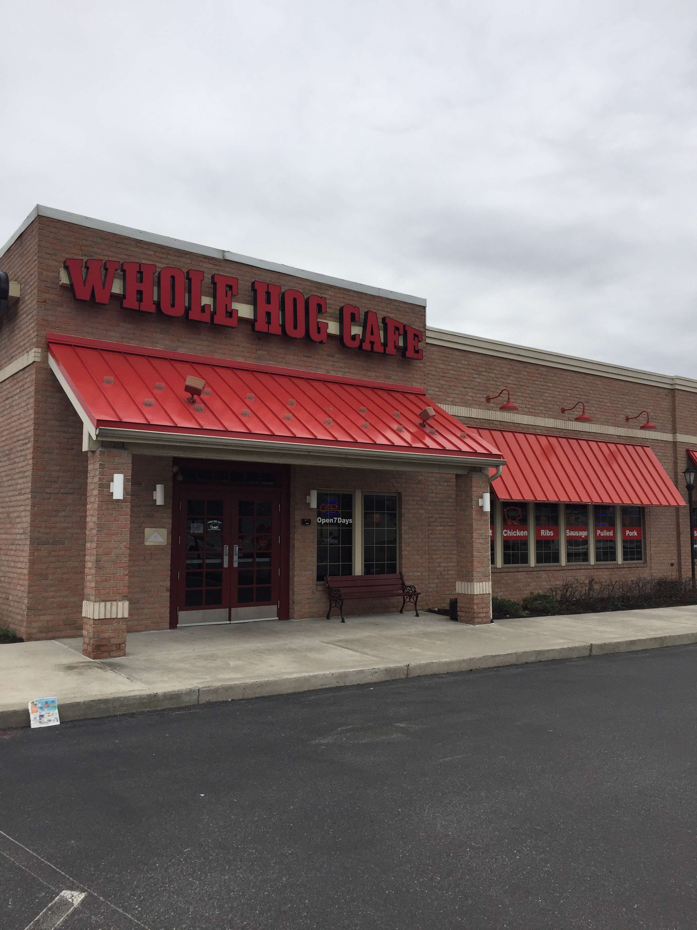 Menu of Whole Hog Cafe, Cherry Hill, Cherry Hill