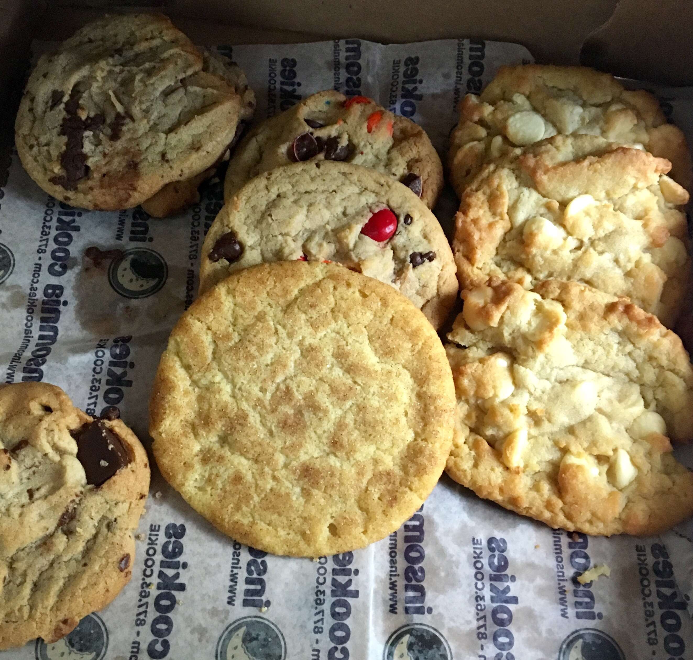 Insomnia Cookies Menu Menu For Insomnia Cookies East Lansing Lansing