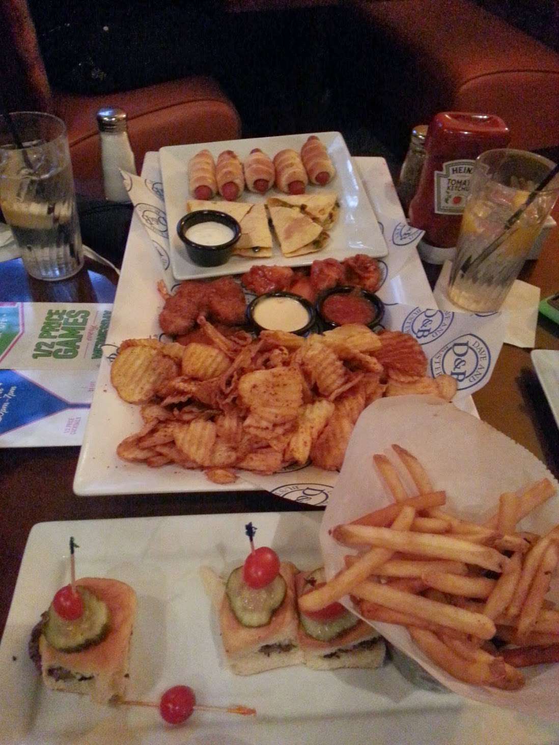 Dave Buster S Menu Menu For Dave Buster S Glen Allen Richmond